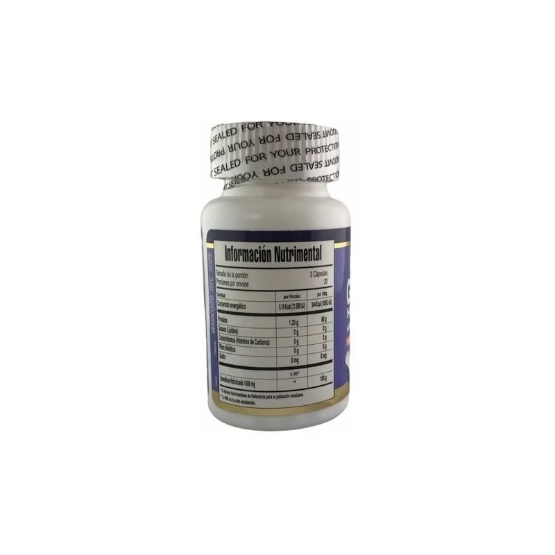 Grenetina Hidrolizada 60 Capsulas De 500 Mg Godvit® Sabor Sin