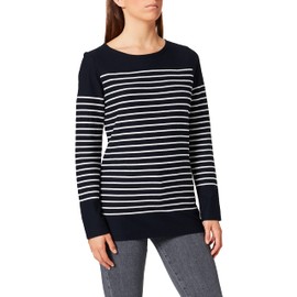 Armor Lux Arzal Women's Jumper, Rich Navy/White