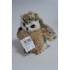 Eule 30cm braun meliert-beige Softplüsch Füße m.schwarzen Filz-Krallen