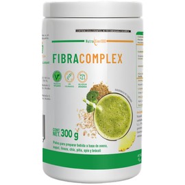 Nutrasien100 Fibracomplex | Suplemento en Polvo | Sin Azúcar y Vegano | 20 Porciones | Salud Digestiva con Frutas, Verduras y Semillas | Sabor Piña