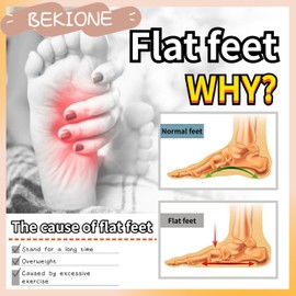 Arch support cushioned sole pads Foot protector for plantar fasciitis, Arch Relief heel fixation strap Standing work Running Mountaineering for both men and women (1 pair ) (S(8.25In-9.65In）, Gray)