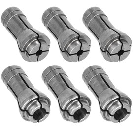 HINZIC 6 Pack 3mm 6mm Die Grinder Collet Grinding Machine Clamping Collet, Adapter 1/4" 1/8" Die Grinder Collet Grinding Machine Clamping Collet Arbors Shanks