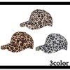 WHITE FANG CA334 Hat, Leopard Pattern, Cap, Animal, Stylish, Cool,
