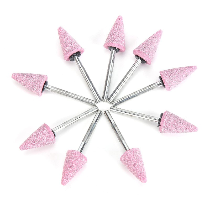DAWH Rotary Tool Kit, 50pcs Chrome Corundum Grinding Bits for