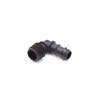 S&M 543890 16mm x 1/2" Drip Irrigation Elbow - Black