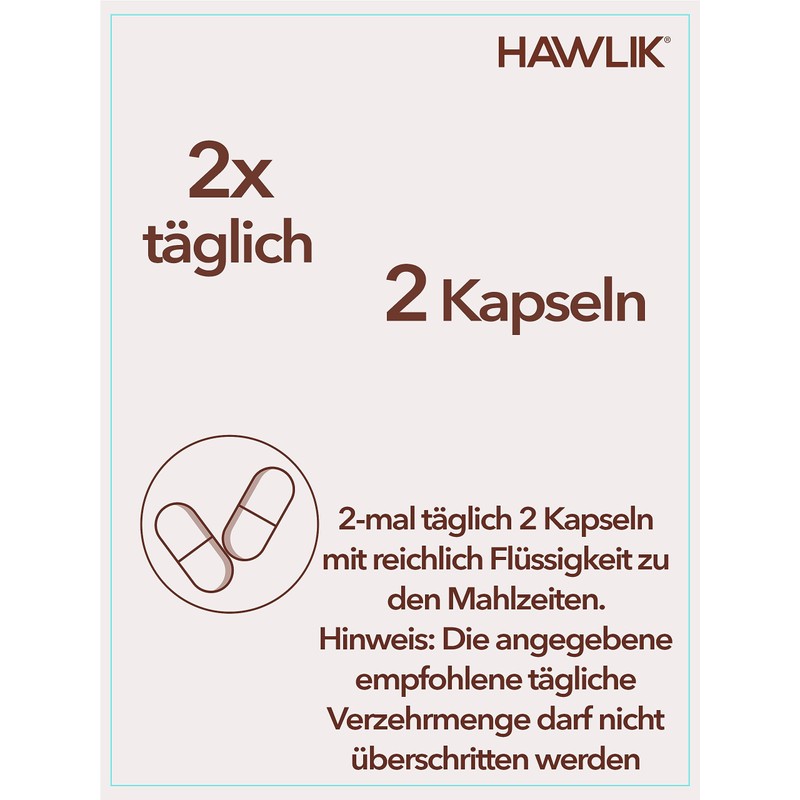 HAWLIK Vital Mushrooms Shiitake Extract Capsules | 240 Capsules |