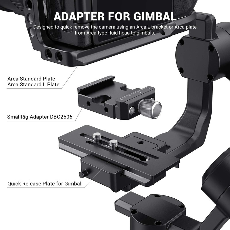 SmallRig DSLR y abrazadera de liberación rápida sin espejo para