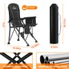LVAOUO Heated Camping Chair with 20000mAh 12V Battery, 3 Heat