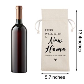 House Warming Gifts New Home New Home Gift Ideas Pairs Well With a New Home Wine Bag Realtor Gift to Clients First New Home Gifts Housewarming Gifts New Home Wine Bag New Home Owner Gifts