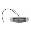 Tecniq PC/P2 Rated Marker Light - Red Light/Clear Lens