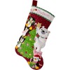 Bucilla, Arctic Tree Trimmers, Felt Applique 18" Stocking Making Kit,