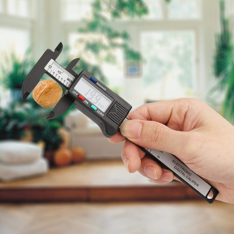 Electronic Digital Caliper, Carbon Fiber Digital Caliper Measuring Tool Micrometer