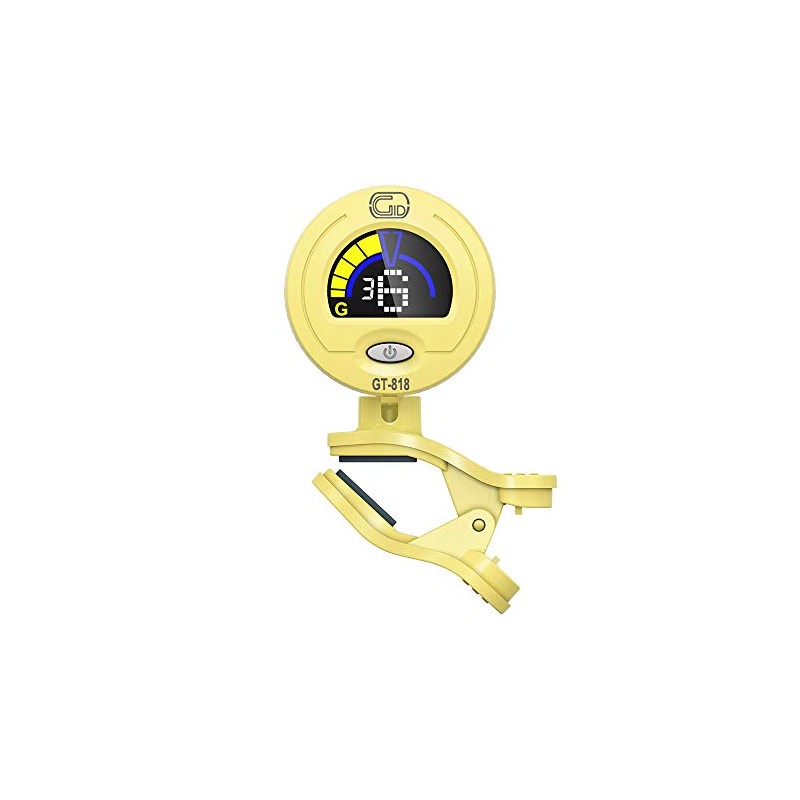 GID GT-818 MYL Macaron Yellow Clip Tuner