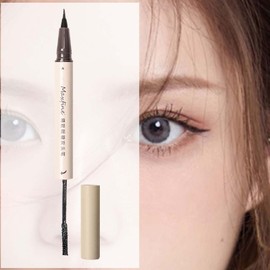 Liquid Eyeliner Pen,Double Tip Lower Eyelash Pencil,Women Girls Gift,Bottom Eyelashes Pen,Eye Makeup Pen for Holiday,Wedding, 02