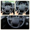 CheroCar Carbon Fiber Steering Wheel Cover Trim Molded Decor for