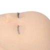 Lash Mannequin Head, Silicone Makeup Practice Head, 3D Eyelash Mannequin