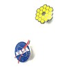 NASA Two Pack Meatball Logo & JWST James Webb Space
