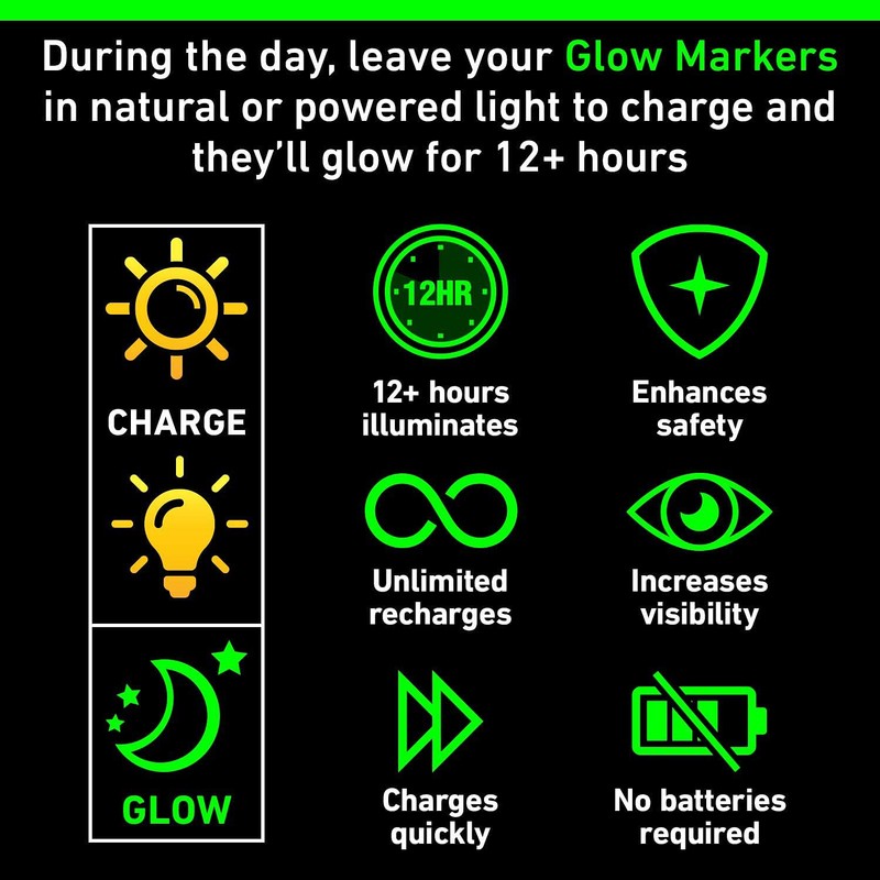 Glo-X Straight Markers