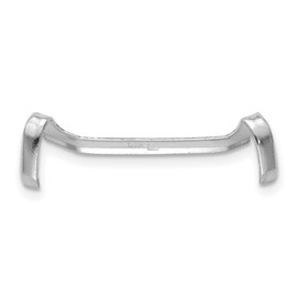 JewelryWeb 14k White Gold Ladies Ring Guard 1.3mm Wide Band Style-Ring for Women