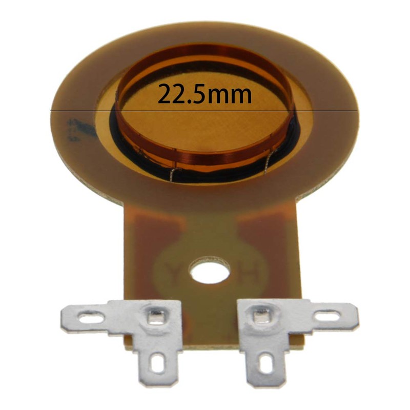 Fielect 25.5mm Tweeter Voice Coil Audio Speaker Resin Membrane Drive