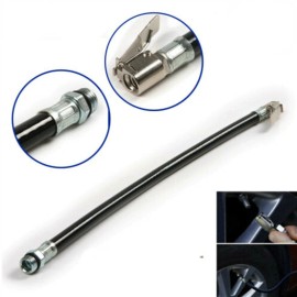 Maxhanest Car Gauge Compressor Hose Air Tire Pressure Filler Self-locking Chuck Inflator