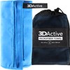3DActive Microfibre Towel for Gym, Sports and Travel. Ultra Absorbent,