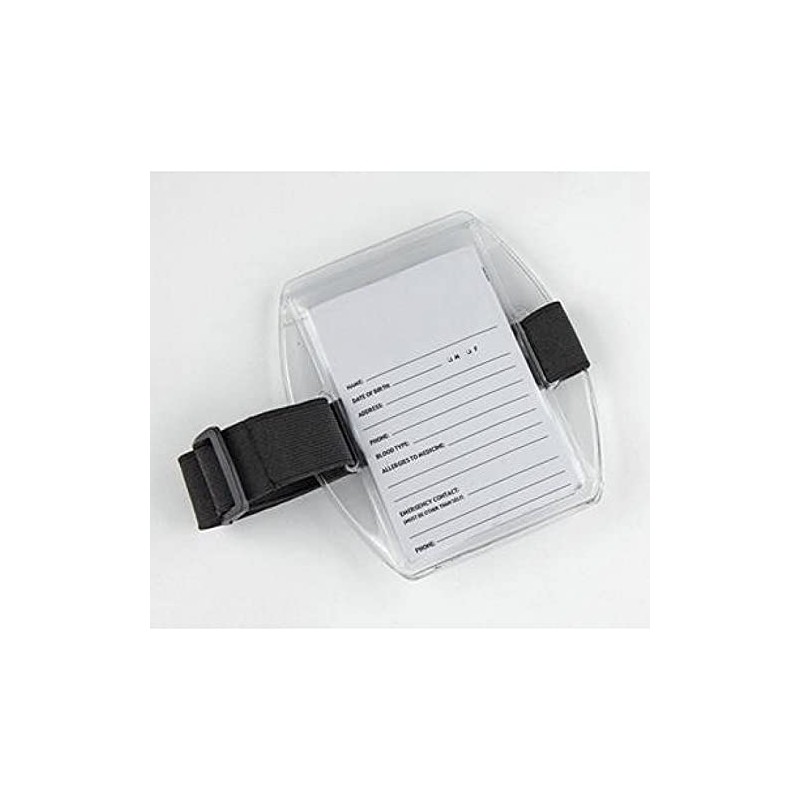 Shires Rider Medical Arm Band, Adjustable Strap, Medical Card,
