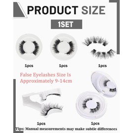 ZEXIJOW Magnet Wimpern Ohne Eyeliner,Magnetische Wimpern mit Applikator,Wimpern Magnetisch Natürlicher Look,Kein Kleber erforderlich,Einfach anzubringen und zu entfernen,Plus 5 Magnetpunkte