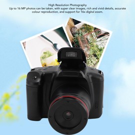 16MP Digital Camera for Photography, FHD 1080P Camera, 16X Digital Zoom Camera with 180 Degree Folding Screen, Portable Vlogging Camera for Kids and Teens