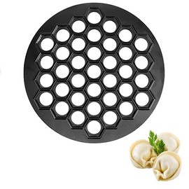 Professional Dumpling Maker (Extra Heavy 670 g) 37 Holes, Dumpling Maker, Filled Dumpling Cutter Ravioli Pelmeni Tortellini, Pelmeniza Metal Mould Pasta Dough Press for Cooking, DIY Mould