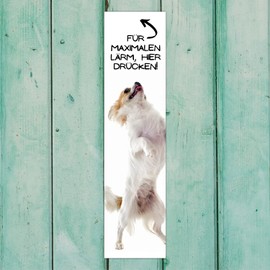 Chihuahua Chi Chis Long Hair Sign Bell Noise Saying Door Sign Dog Sign Fun Cool Design