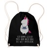 Mr. & Mrs. Panda Unicorn Photographer Sports Bag, black