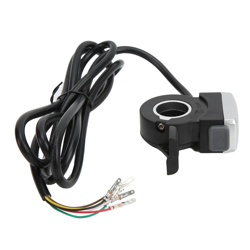 6 Wire Thumb Throttle with ON/OFF Switch Battery Indicator 22mm