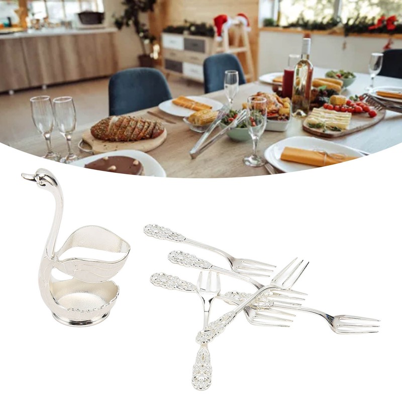 Swan Base Holder Coffee Dinnerware Set Light Luxury Innovative Swan