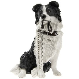lesser and pavey LP08278 Figure | Sitting Border Collie Walkies | 1 Piece-15x9x17 cm Accessory, Multicolord, h17cm