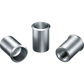 LOBTEX Blind Nut "Nut" (Thin Head, Stainless Steel) Eco Pack Plate Thickness: 0.04 x 0.7 inches (1.0 mm) M4 x 0.7 (12 Pieces)