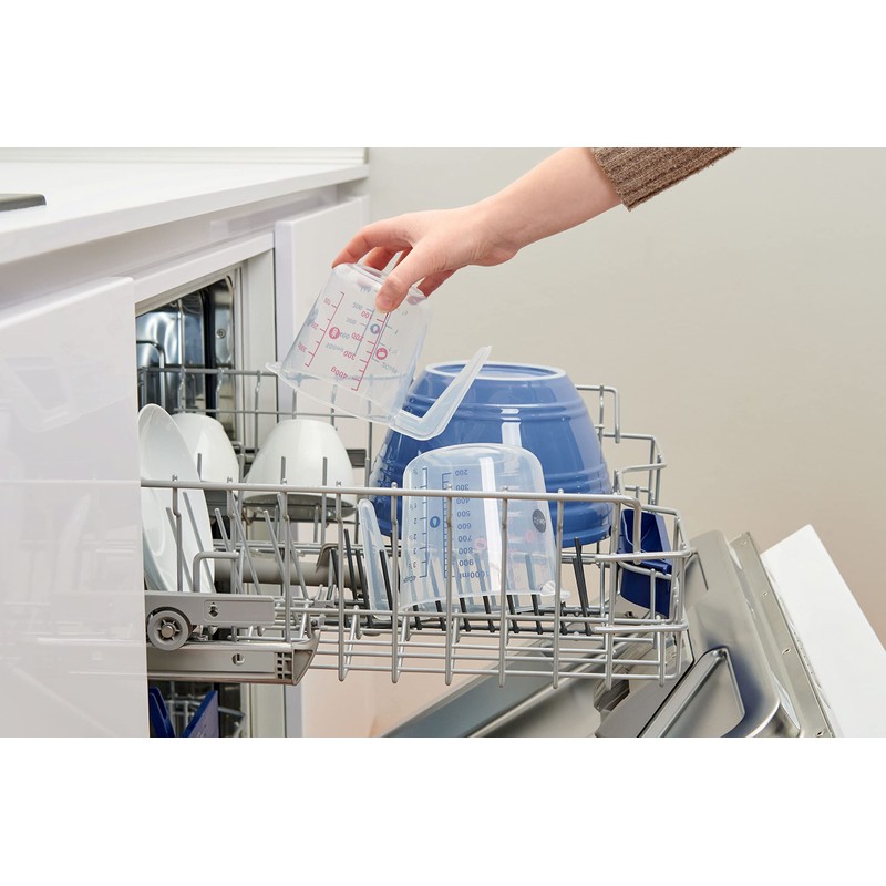 Emsa K32261 Prep&Bake Plastic Measuring Cup 1 L | Double