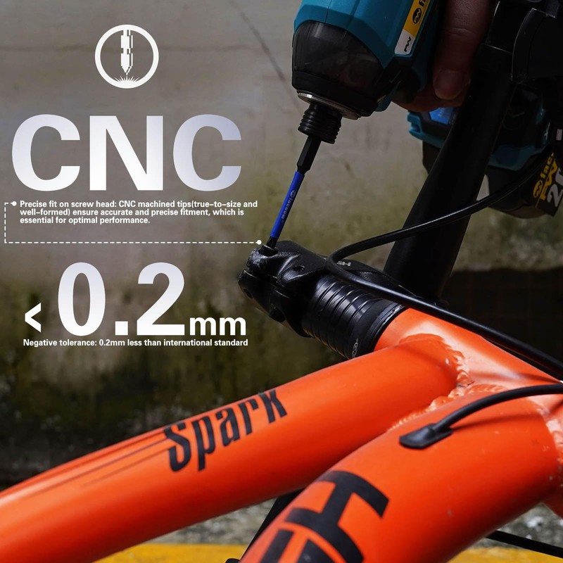 Facoow Phillips Impact Driver Bits, #2&1 Phillips Head Magnetic Screwdriver