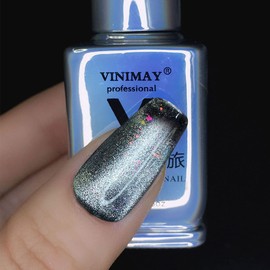 Major Dijit 15ml 9D Wide Cat Eyes Gel Nail Polish Magnetic Starry Sky Galaxy Gel Polish Aurora Glitter Galactic Effect Nail Polish