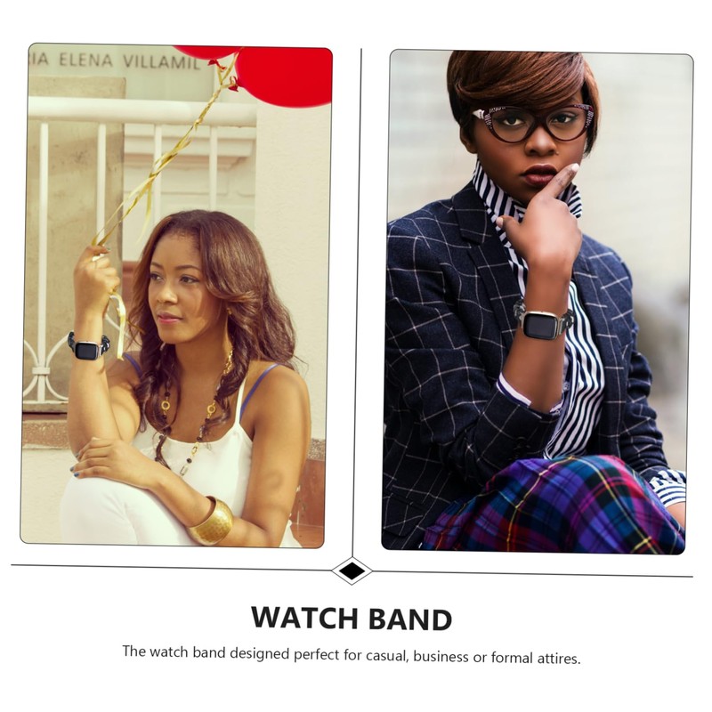 TEHAUX 1 PC Chic Scrunchie Watchband for Stylish Elastic Smartwatch