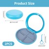 retainer case with magnetic closure,dento box rail box,portable orthodontic box,denture
