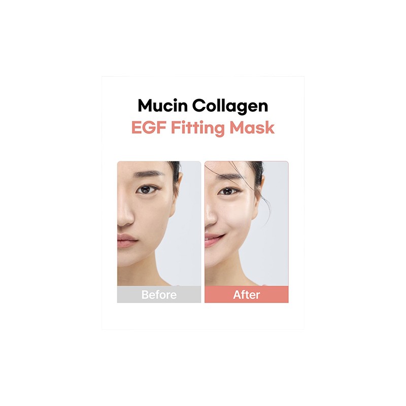 ClearDea. [ClearDea.]Mucin Collagen EGF Fitting Mask (5ea)
