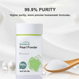 Pearl Powder, 7.05OZ / 200g 99.9% Purity, Cosmetic Grade, Organic Pearl Powder For DIY Mask, Cream And Lotion, Organic Pearl Powder For Homemade Cosmetics
