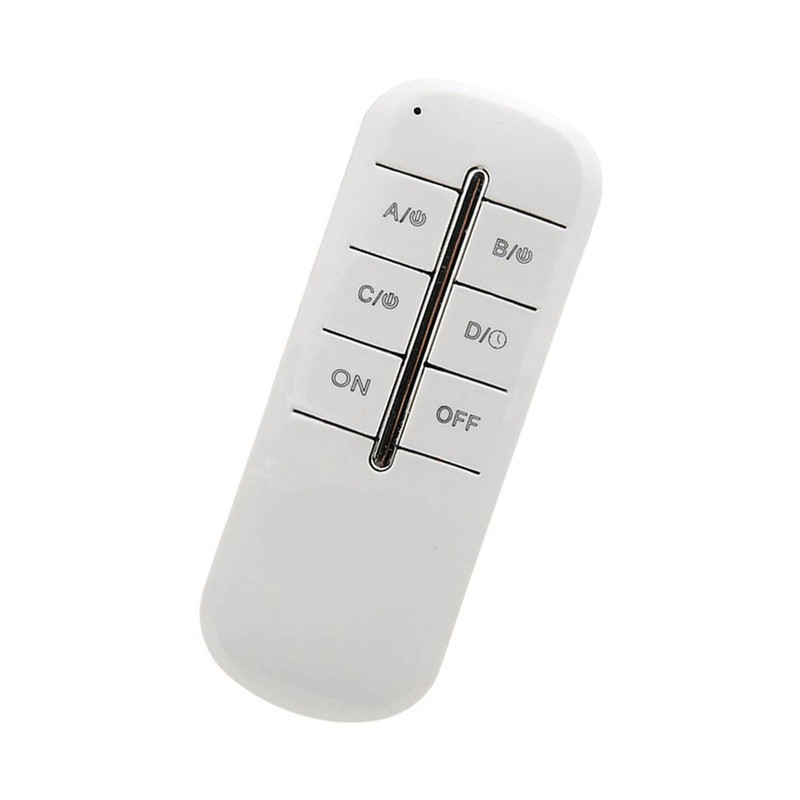ON/OFF AC180-240V Wireless Receiver Lamp Light RF Remote Control Switch(4Way