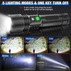 LED Flashlights High Lumens Rechargeable, Super Bright Powerful Flashlight, Type-C,