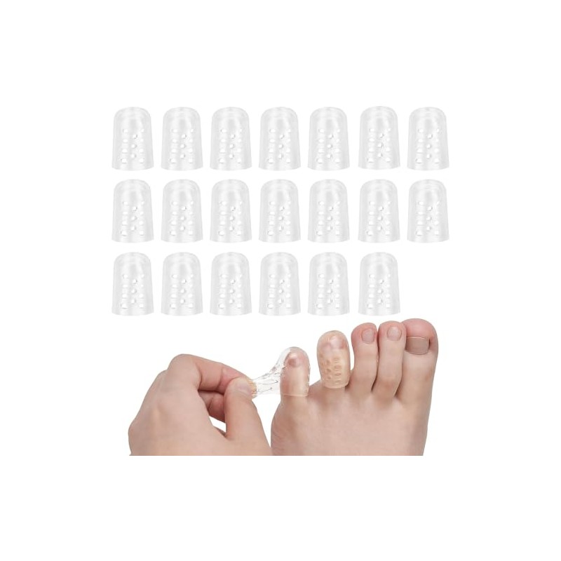 20 Pcs Protector para Dedos de Los Pies, Protector de