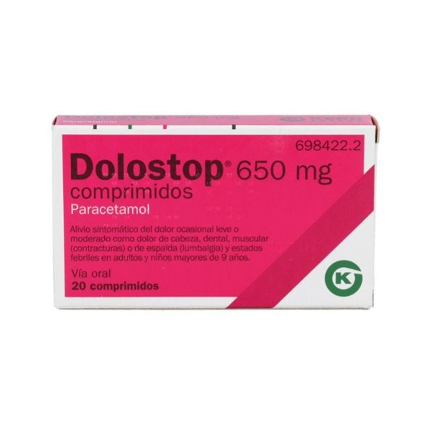 Kern Pharma Dolostop 650 Mg 20 Tablets