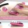 Links9+ Wireless Keyboard and Mouse, Full-Size Retro Typewriter Keyboard with