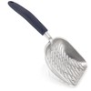 QIYADIN Cat Litter Scoop with Long Handle, Non Stick Plated