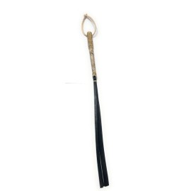 NELIDAS SOUTHERN IMPORTS RAWHIDE HORSE QUIRT. SADDLE HORSE CUARTA CHARRA. CHICOTE DE CUERO. CHARRERIA.